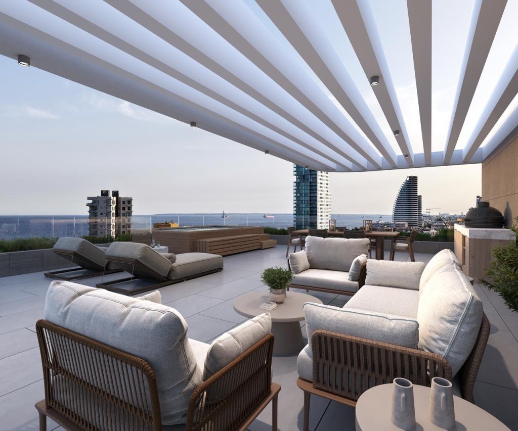 3 BR Penthouse with a private pool in Mouttagiaka, Limassol | Photo 1