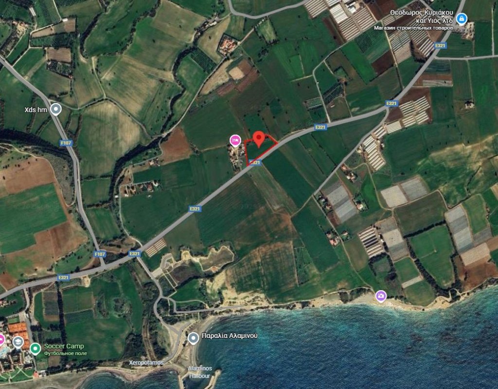 Sea-view Residential plot with 10 villas Building Permit in Alaminos Beach Area, Larnaca | Photo 1