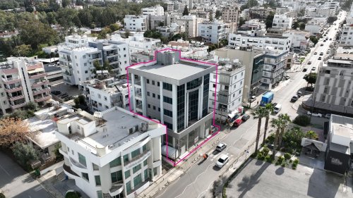 Five-storey incomplete building with a basement in Chryseleousas, Strovolos, Nicosia - Image 1