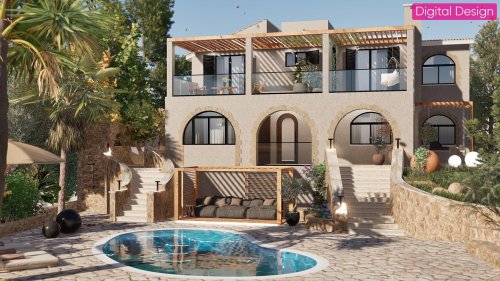 Stunning 3 Bedroom Villa, Kamares Village, Tala, Paphos - Image 1