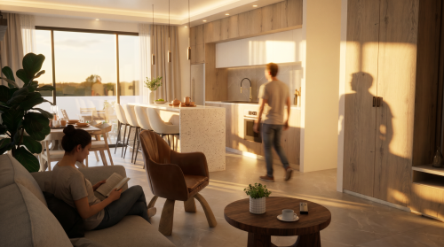 2-bedroom penthouse for sale 128 m² in Aradippou, Larnaca, 7104