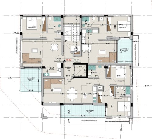 1-bedroom apartments for sale 68 m² in Neapolis, Limassol, 3101