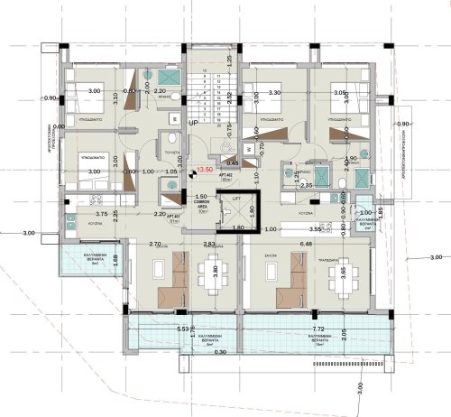 2-bedroom apartments for sale 102 m² in Neapolis, Limassol, 3101