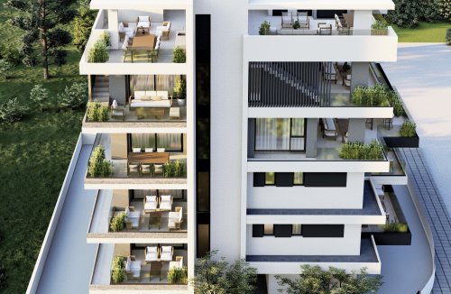 2+1 BR Penthouse in Arch Makarios III, Larnaca - Image 1