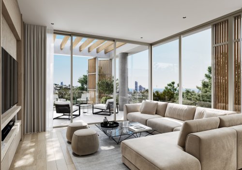 Penthouse for rent 211 m² in Germasogeia, Limassol, 4044