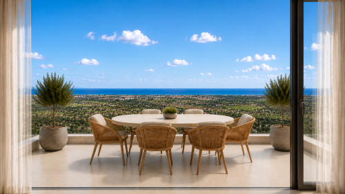 2-bedroom penthouse for sale 155 m² in Geroskipou, Paphos, 8201
