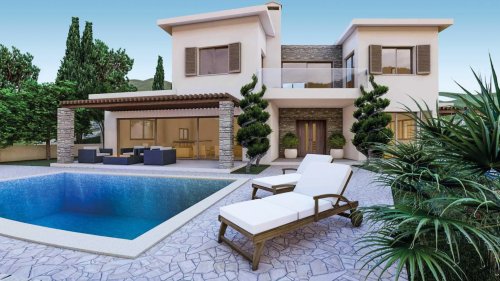 4 BR Villa in Tala, Paphos - Image 1