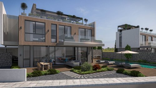 5 BR Seafront Villa in Agia Thekla, Famagusta - Image 1