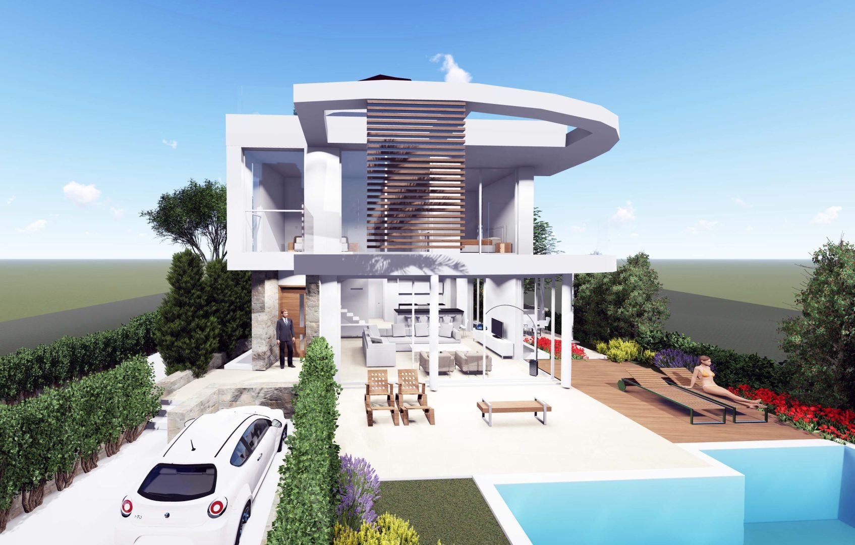 4 BR Villa in Chlorakas, Paphos photo 1