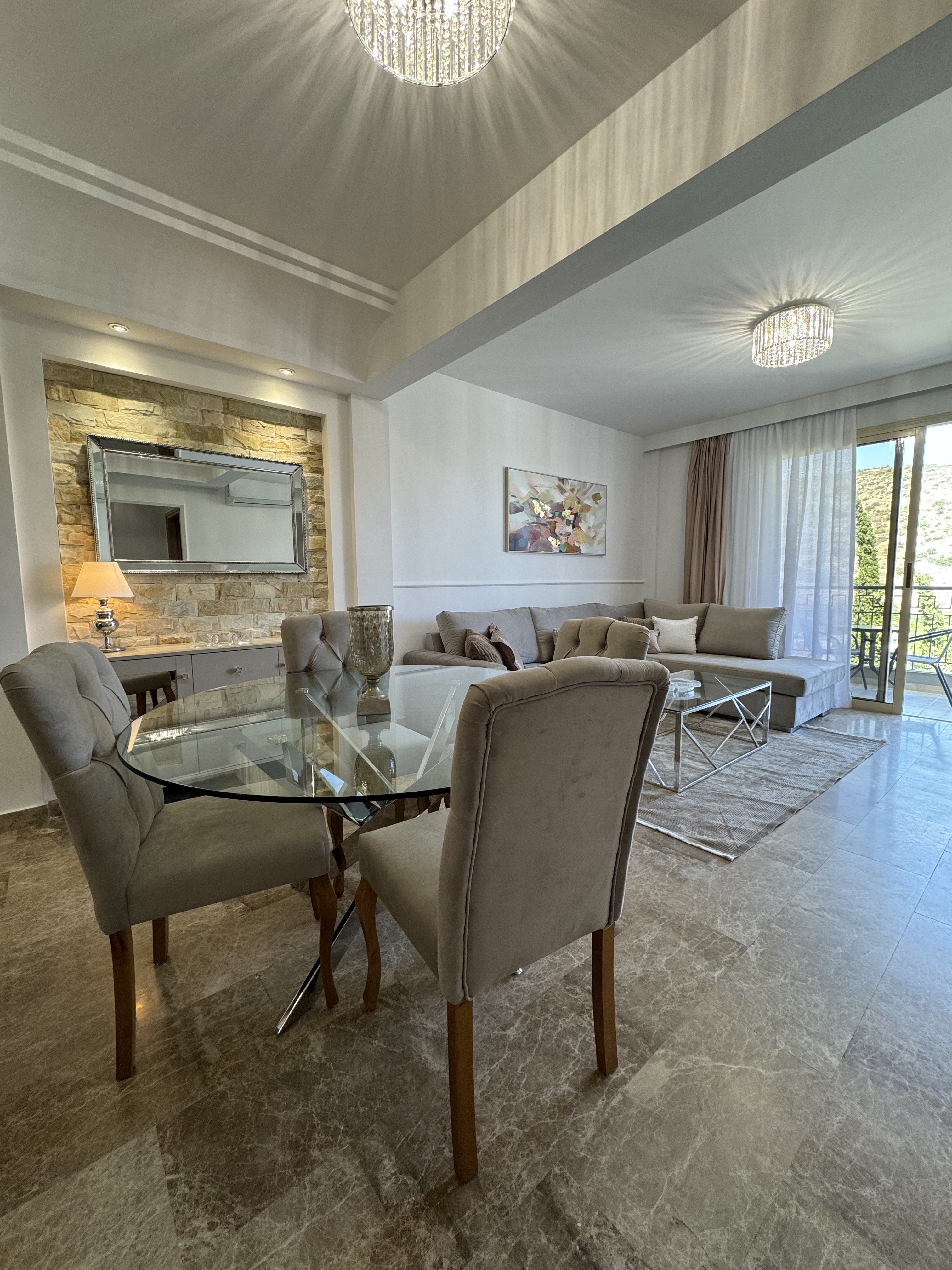 2 BR Fully renovated Penthouse in Germasogeia village, Limassol