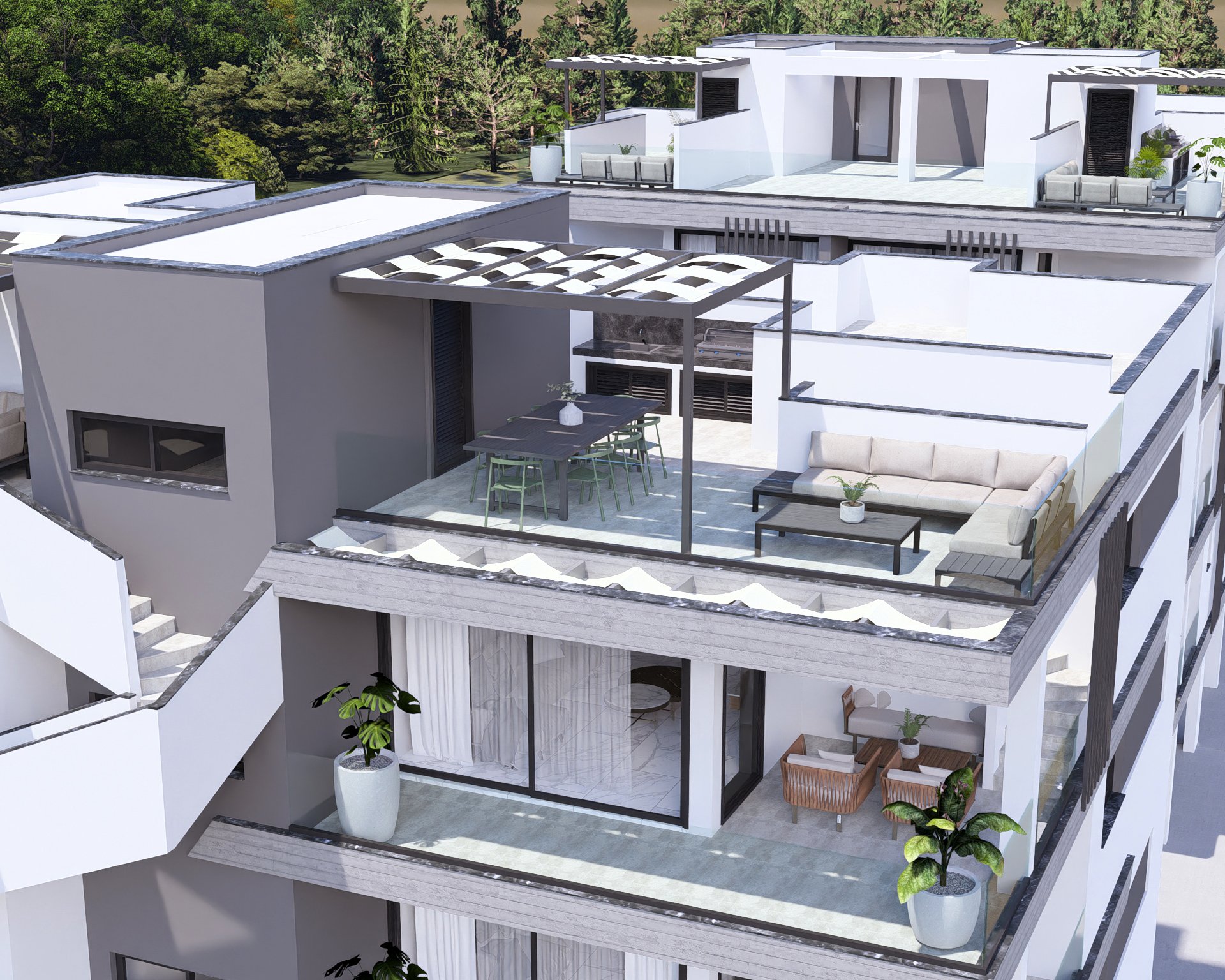 3 BR Penthouse in Agia Fyla, Limassol photo 4