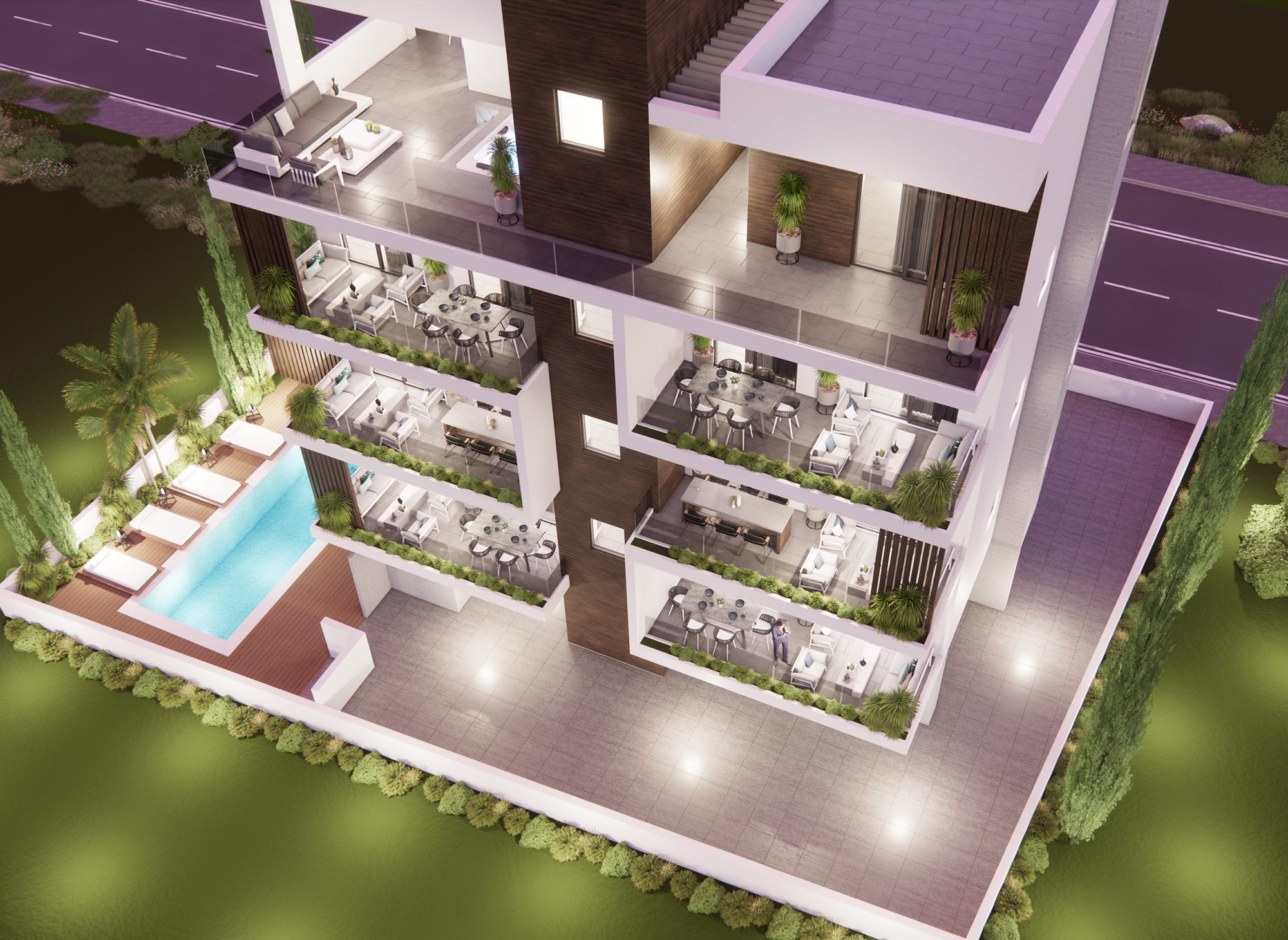 3 BR Penthouse in Universal, Paphos photo 6