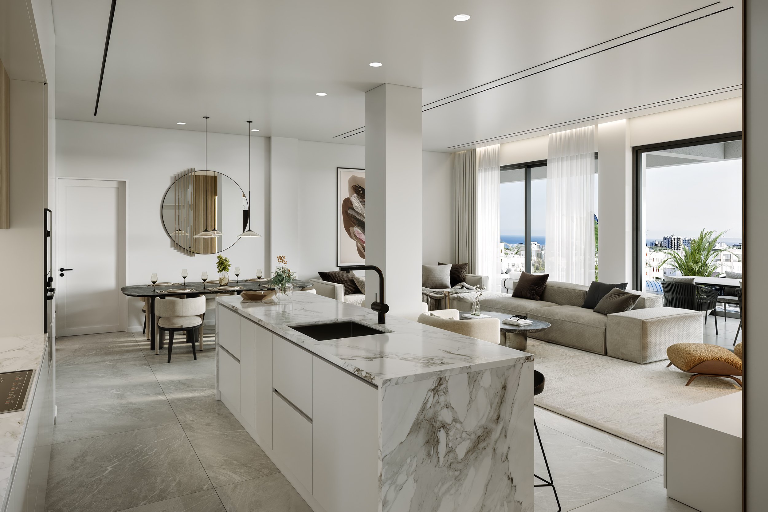 5 BR Penthouse + Studio on the ground floor in Agios Athanasios, Limassol photo 6