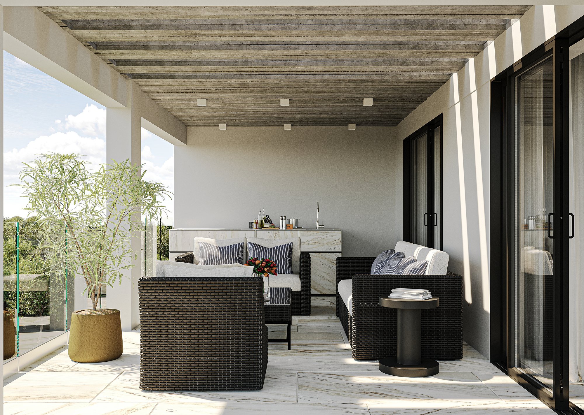 1 BR Apartment in Tombs Of the Kings, Paphos photo 2