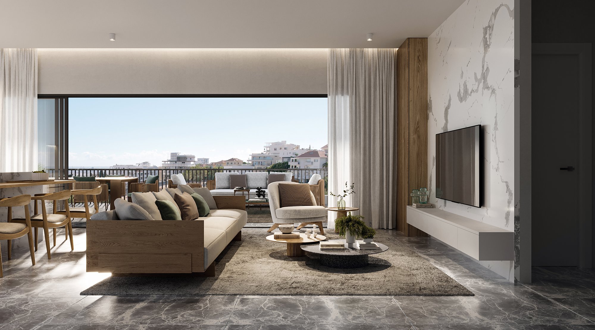 3 BR Apartment in Mesa Geitonia, Limassol photo 4