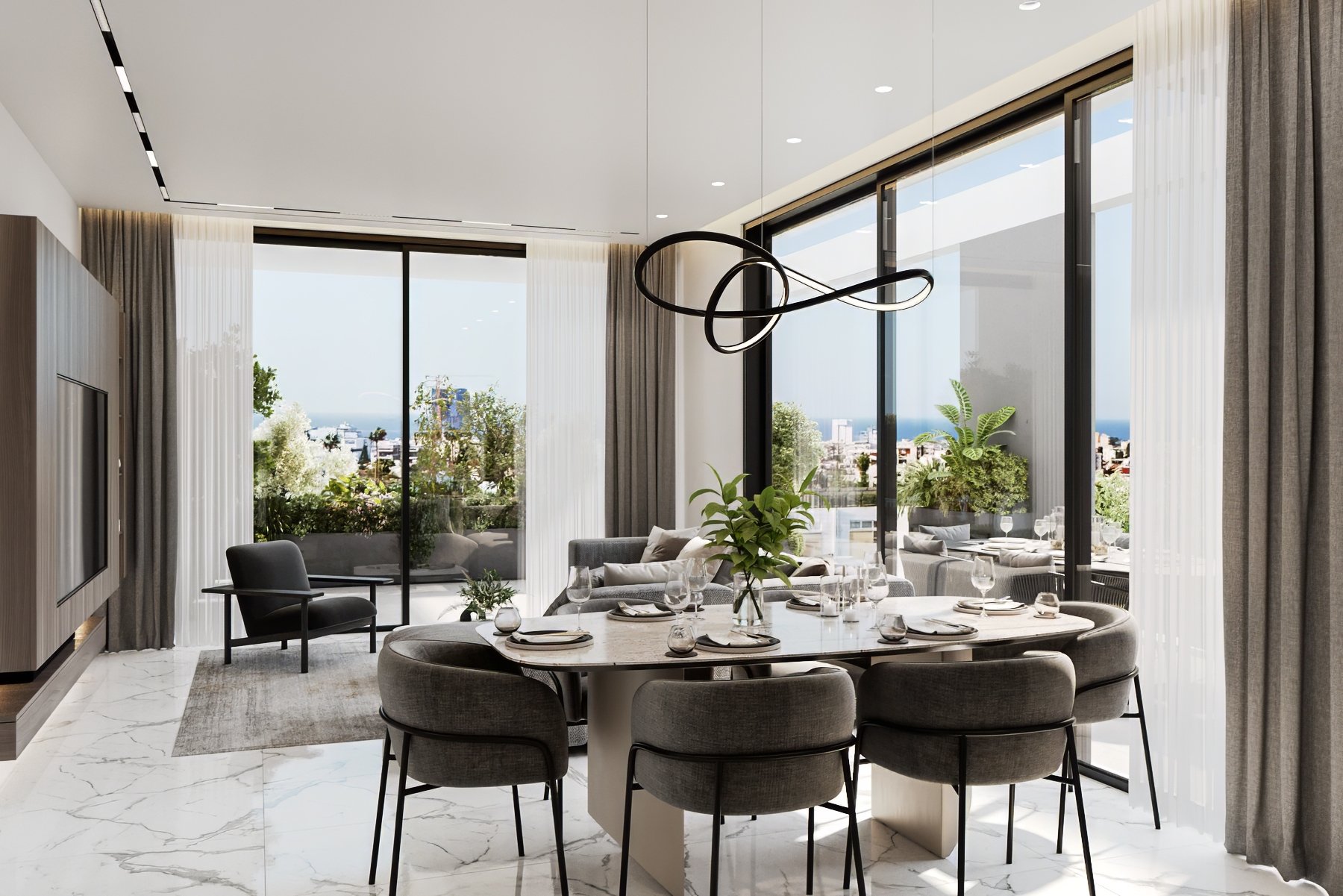 4 BR Penthouse in Germasogeia photo 7