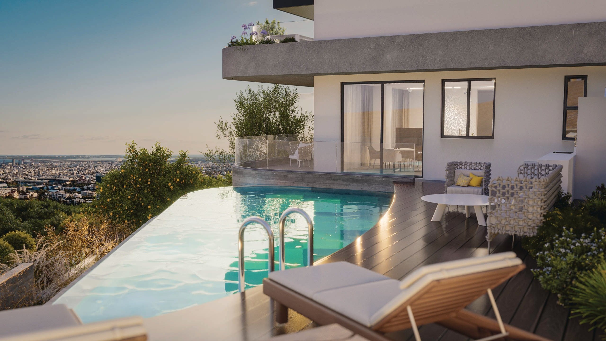 3 BR Ground Apartment with Private Swimming Pool in Agia Fyla, Limassol photo 11