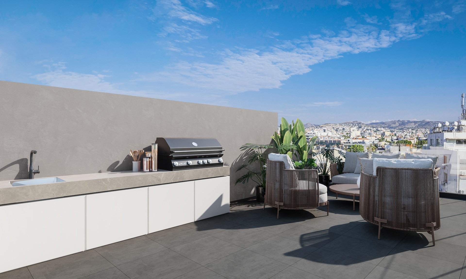 1 BR Penthouse in Mesa Geitonia, Limassol photo 3