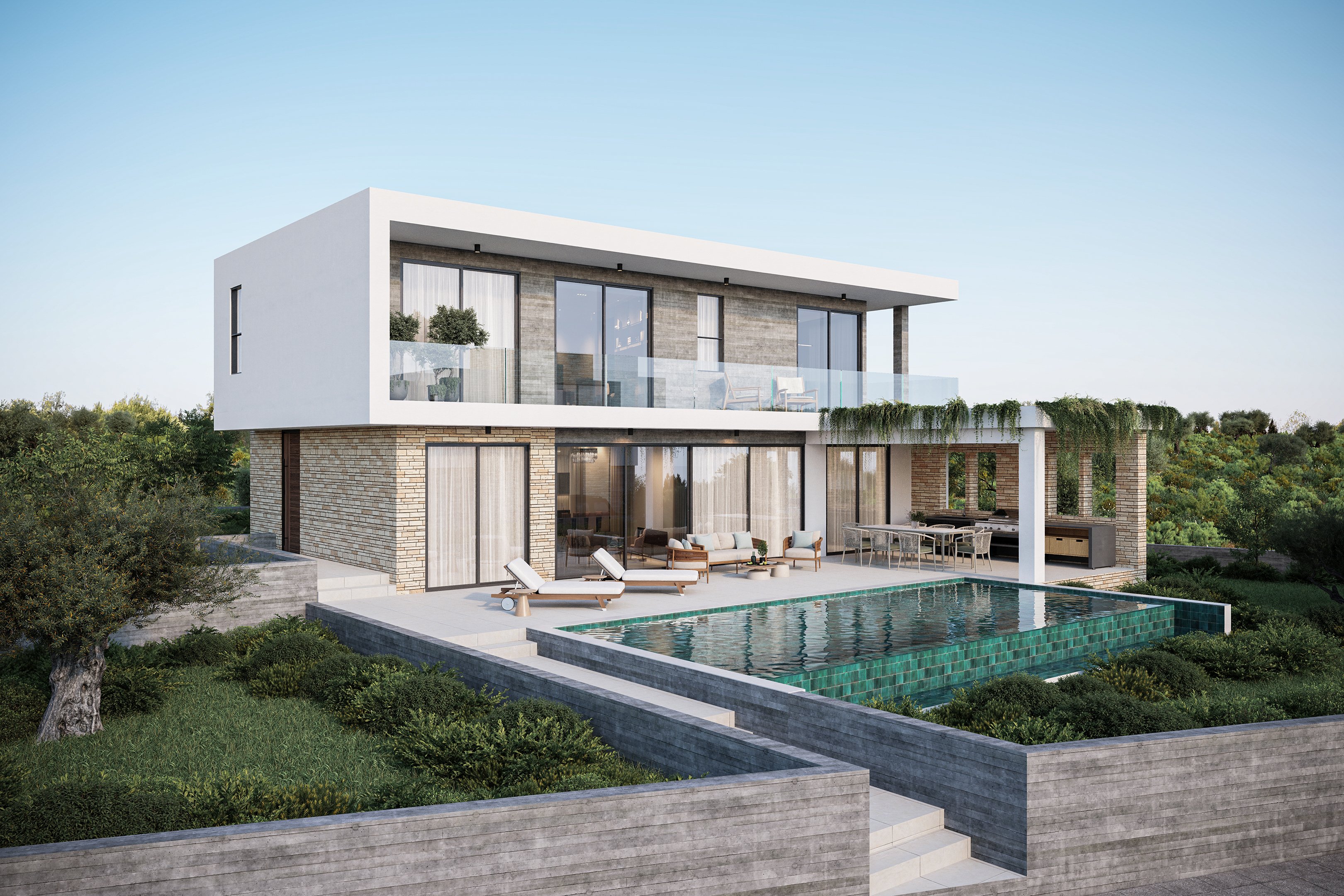 4 BR Villa in Tala, Paphos photo 8