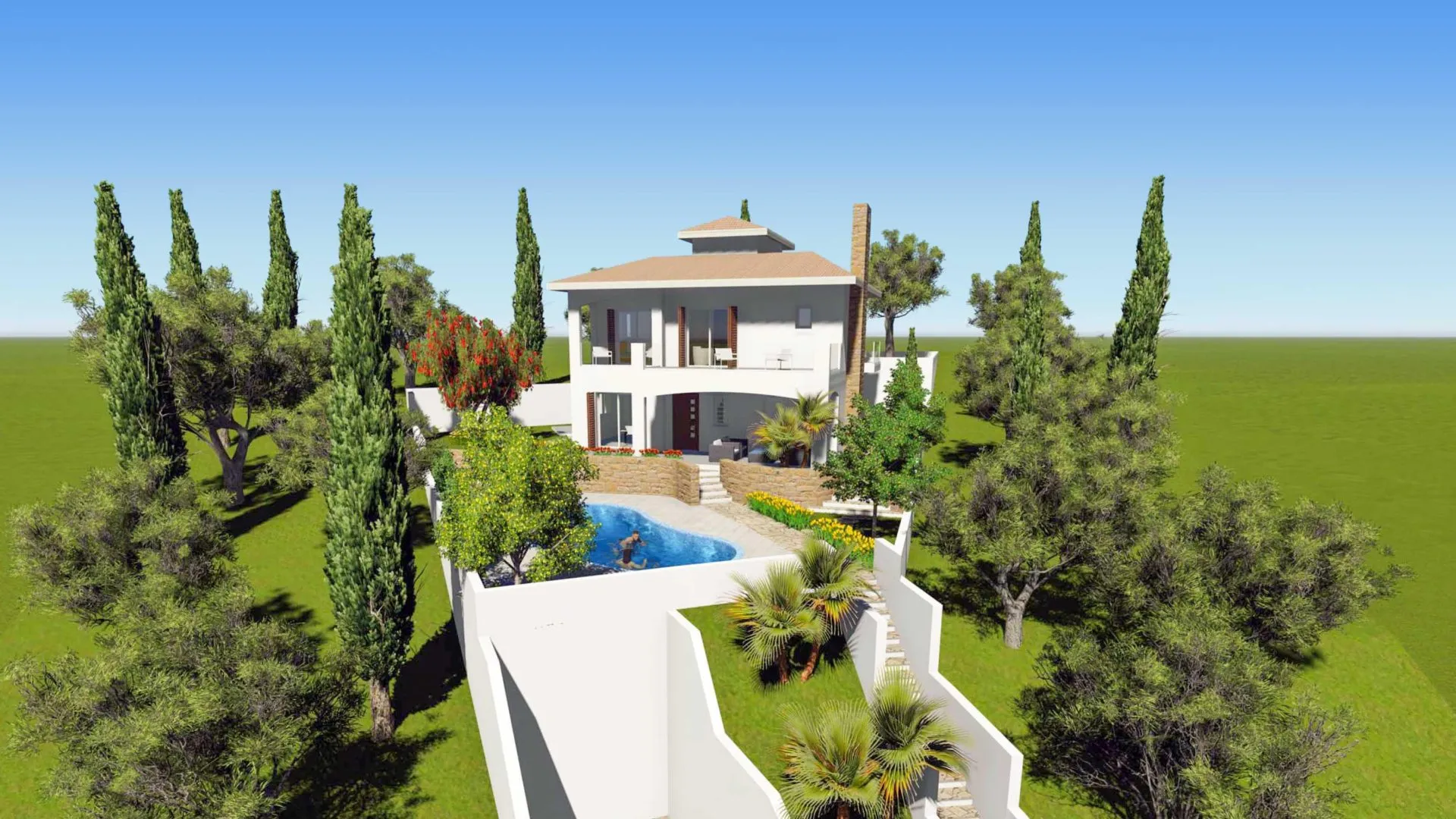 4 BR Villa in Tala, Paphos photo 2