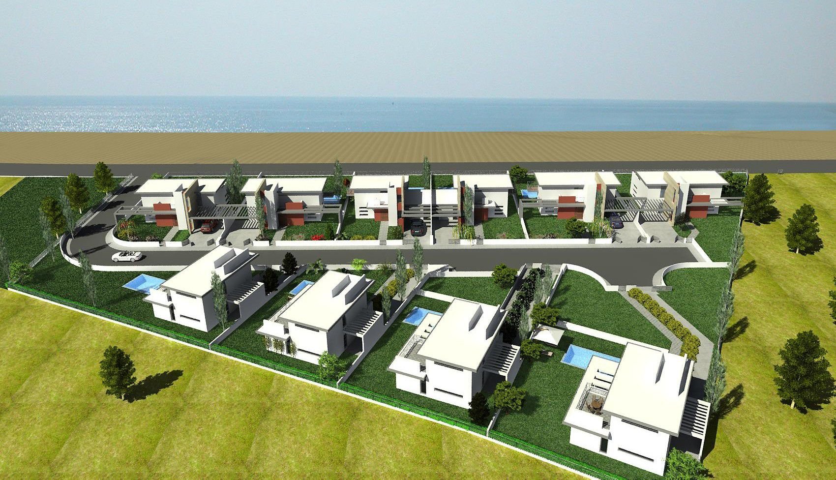 Sea-view Residential plot with 10 villas Building Permit in Alaminos Beach Area, Larnaca photo 2