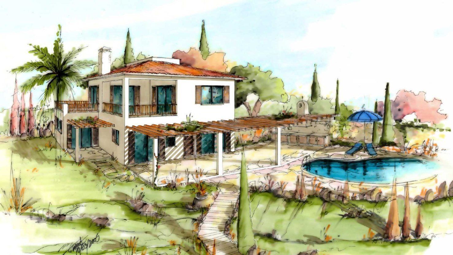 3 BR Villa in Tala, Paphos photo 1