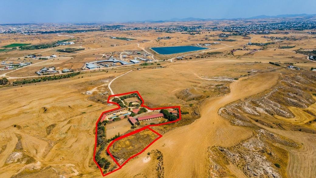Fields with a horse farm in Pano Deftera, Nicosia photo 3