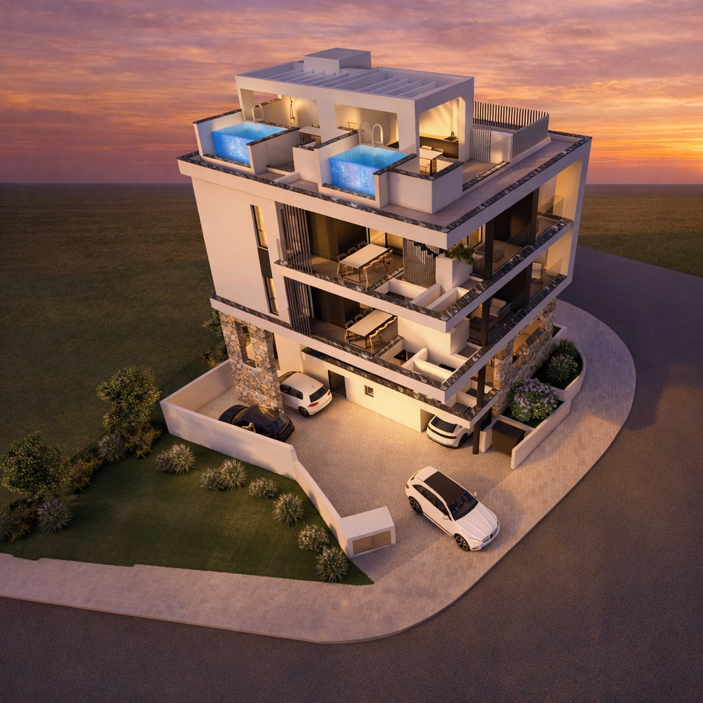 2 BR Penthouse in Agia Napa, Famagusta photo 3