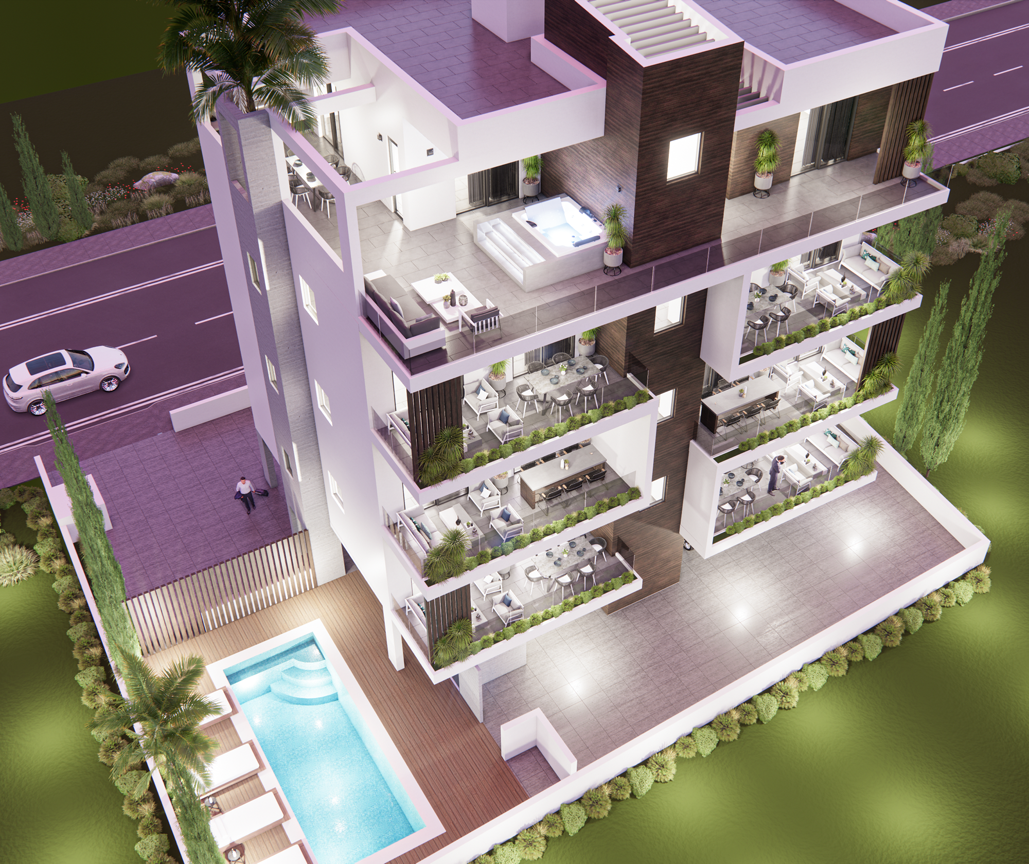 3 BR Penthouse in Universal, Paphos photo 5