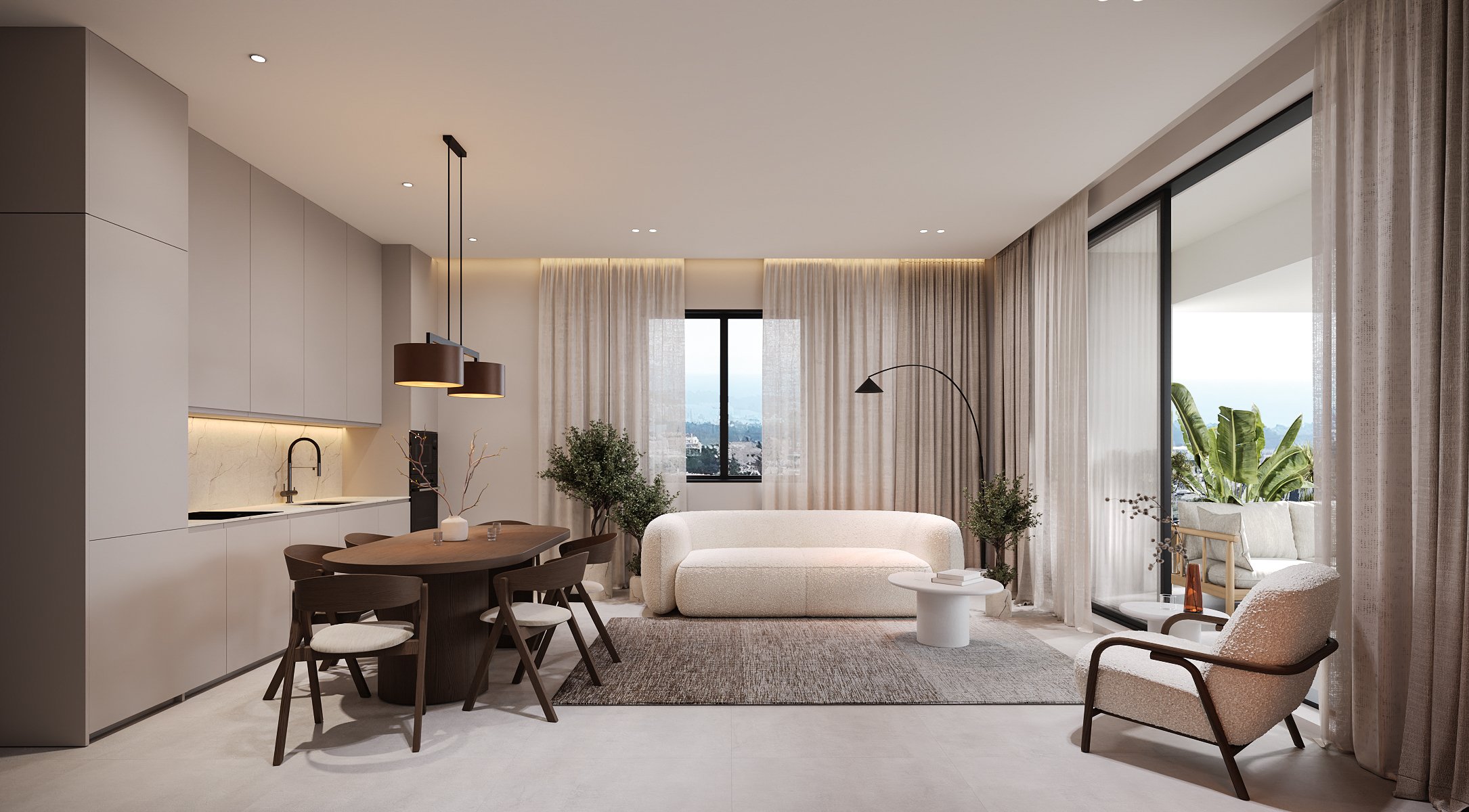 1 BR Apartment in Geroskipou, Paphos photo 9