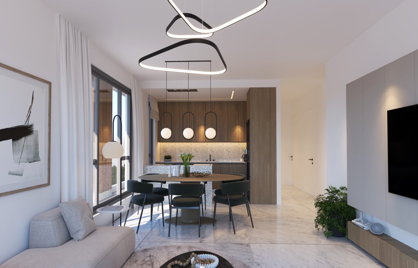 2 BR Apartment in Larnaca Center, Larnaca photo 11