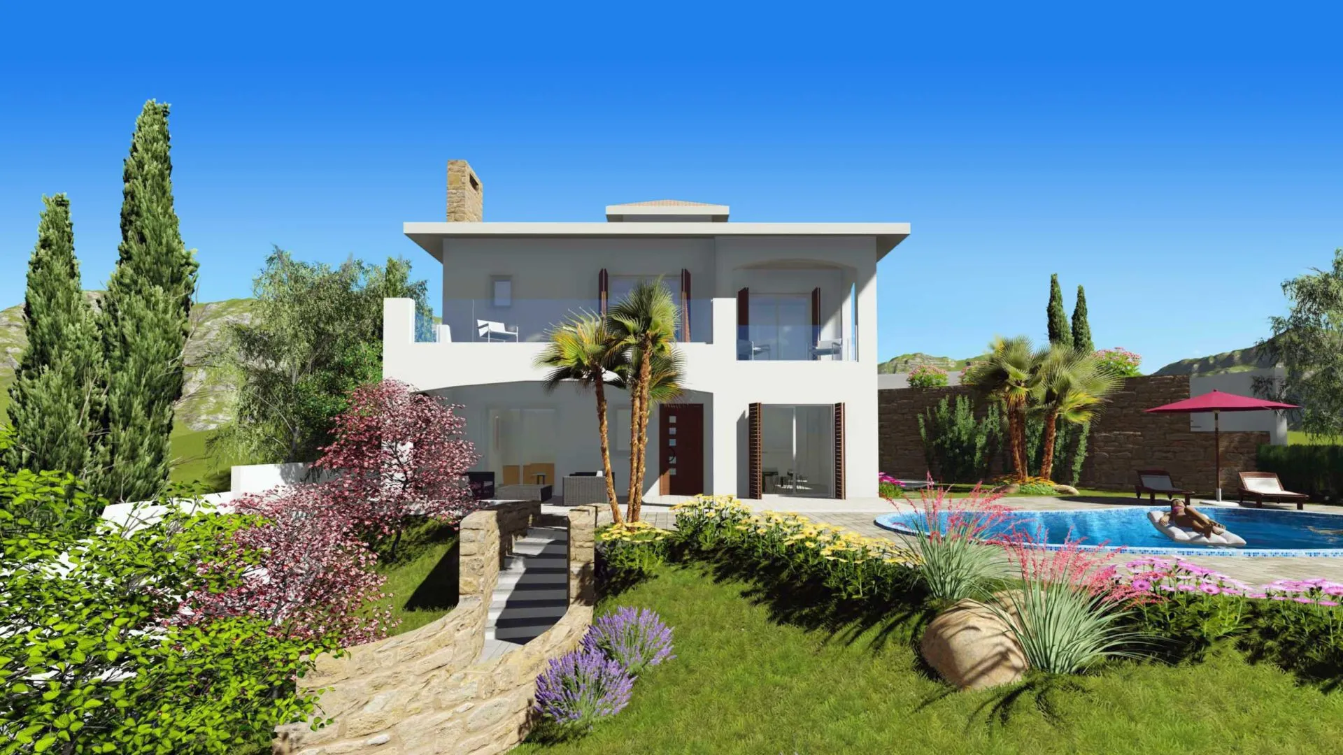 4 BR Villa in Tala, Paphos photo 1